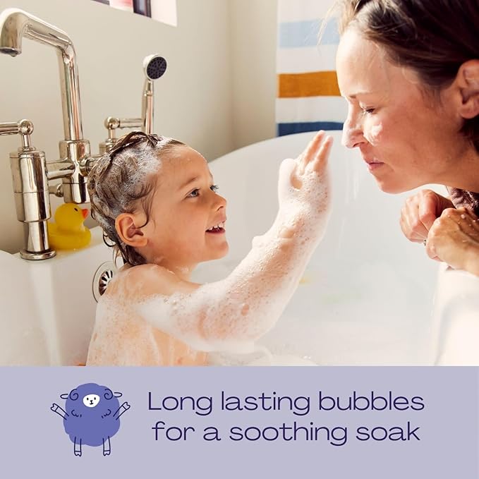 Hello Bello Baby Premium Bubble Bath, Fragrance Free for Sensitive Skin, 10oz Bottle