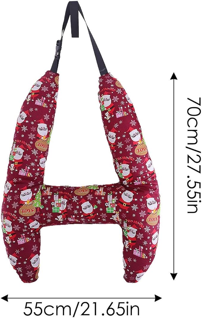 Generic Kids Car Seat Head Support H Shape Kids Neck Pillow - Kid Car Sleeping Head Support, 28x22in Car Travel Pillow with Headrest for Kids and Adults for Head, Neck, Arm Supports, Christmas