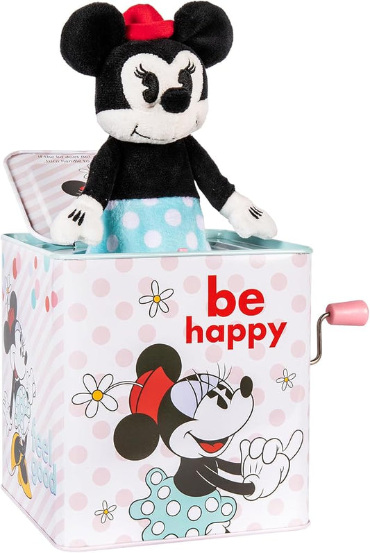 Kids Preferred Disney Baby Minnie Mouse Toy Jack in The Box for Toddlers 1-3, Disney Minnie Mouse Toys for Girls Musical Toys for Toddlers 1-3