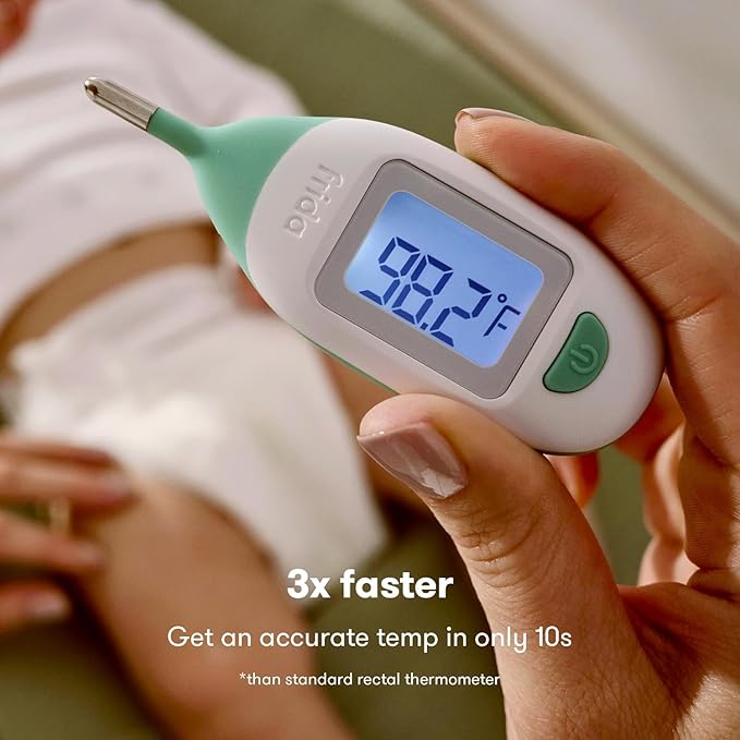 Frida Baby Medi Frida The Accu-Dose Pacifier Baby Medicine Dispenser & Quick-Read Digital Rectal Thermometer