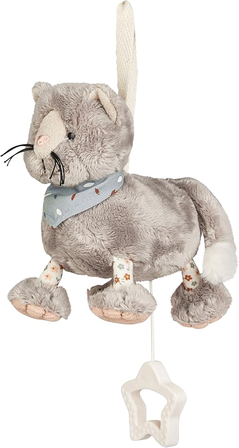 Gray Cat Lilly Soft Musical Toy, Small by Sterntaler