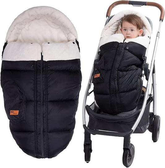 Weatherproof Winter Footmuff for Stroller Toddler, Univerisal Footmuff Infant and Toddler, Outdoor Waterproof Winter Walks Baby Stroller Bunting Bag/Sleeping Sack