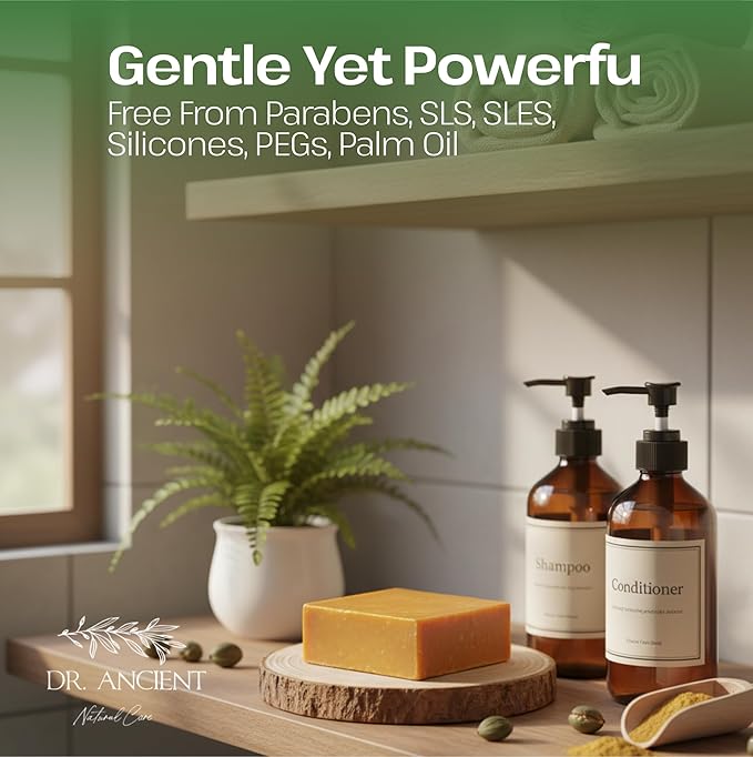 Dr.Ancient Wild Pistacia Bittim Soap Bar Organic Natural Vegan Traditional Handmade Antique - No Chemicals, Pure Natural Soaps!