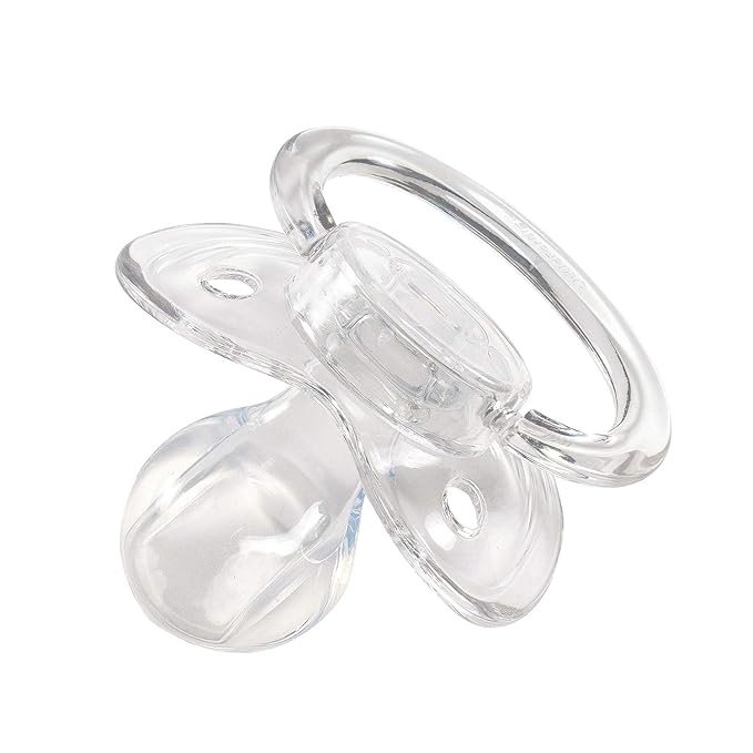 LittleForBig BigShield Adult Sized Pacifier Candy Gloss Pacifiers Set - Black & Crystal