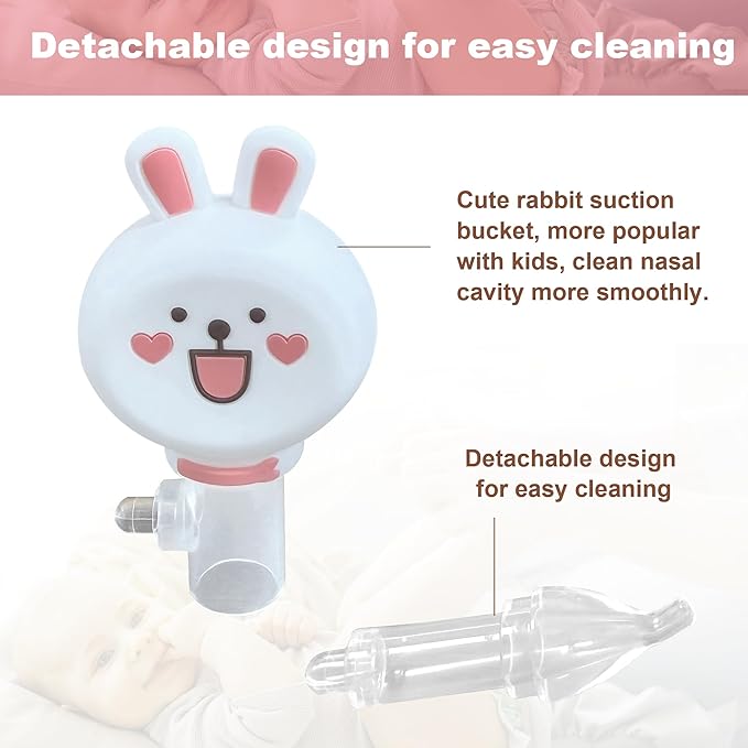 Deepdeem Silicone Nasal Aspirator for Babies and Adults - Reusable Suction Ball for Easy Cleaning and Long-Lasting Twisting Squeeze removes Mucus and Earwax