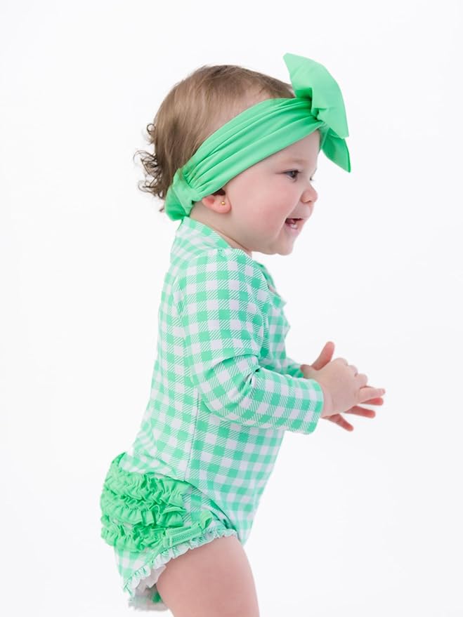 RuffleButts® Girls Swim Bow Headband