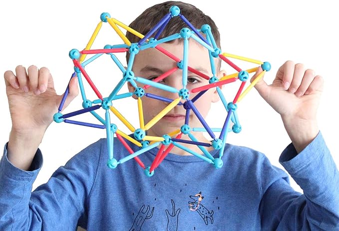 Curious Minds Busy Bags Large 9"-12" Collapsible Ball - Expanding and Contracting Ball - Grow and Shrink Fidget Ball - Anxiety Breathing Exercises (Random Colors) (1 Random Color Ball)