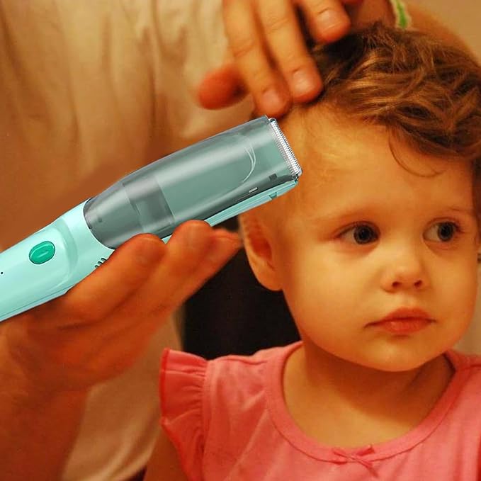 Kids Quiet Hair Clippers - Quiet Baby Hair Clippers, Baby Hair Clippers | Waterproof USB Rechargeable Cordless Haircut Kit, Cordless Rechargeable Hair Clipper, Childrens Silent Hair Clippers