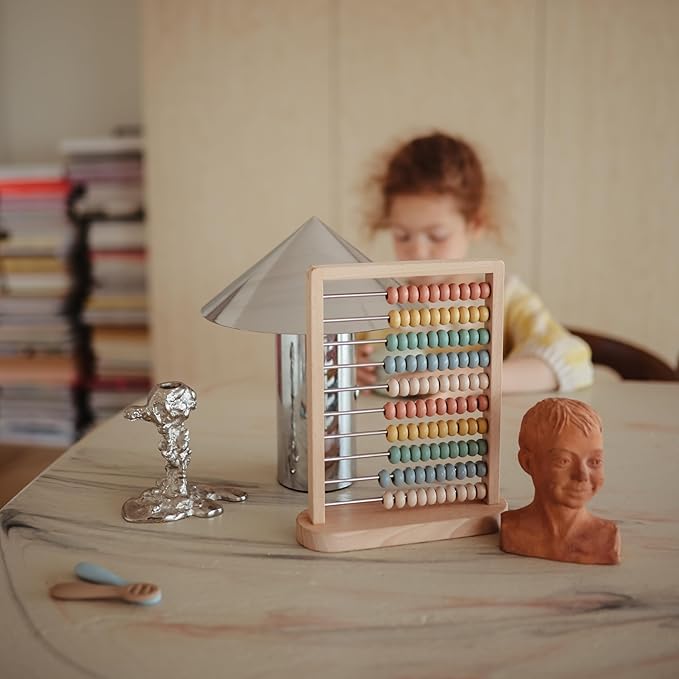 mushie Wooden Abacus | Kids 2 Years+ | Preschool Educational & Toddler Montessori Toy
