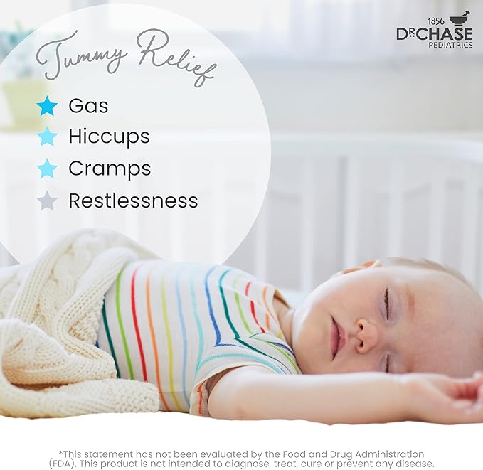 Dr. Chase Kolik Gripe Water for Babies, Original Gripe Water for Infant Colic and Gas Relief, Safe and Soothing Colic Baby Relief - 5 Fl Oz (Pack of 2)
