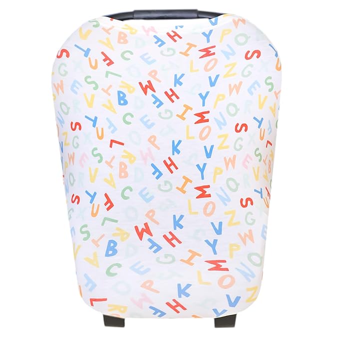 Copper Pearl Multi-Use Cover: Car Seat Covers, Nursing Cover, and Stroller Cover for Sun - Stretchy Fabric, All-Season Use, Stylish Designs, Easy Access for Moms - Webster