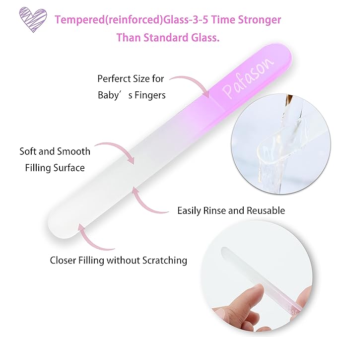 PAFASON Baby Safety Nail Clipper Cutter Trimmer with Nail Catcher and Baby Glass Nail File, Czech Float Glass, Stainless Steel Ideal for Young Children Infant, Newborns Toddlers