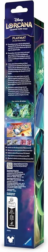 Ravensburger Disney Lorcana TCG Playmat Featuring Hades - Double Dealer | Protects Cards | Versatile Game, Desk, or Mouse Pad | Durable Non-Slip Surface | Suitable for Ages 8+