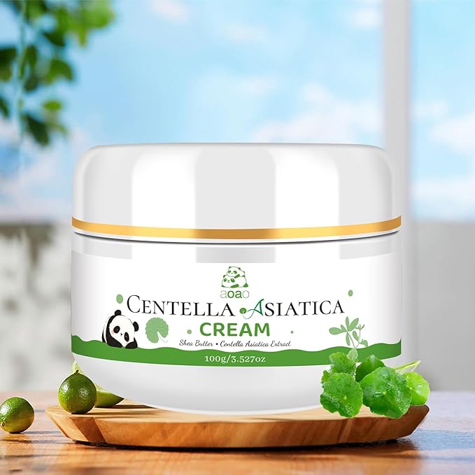 AOAO Avocado Kids Daily Moisturizer Cream, Gently Hydrates Dry, Sensitive Skin for Baby & Kids Face and Body, Natural Oat & Centella for Soothing Nourishing Care, 3.527oz (Centella)