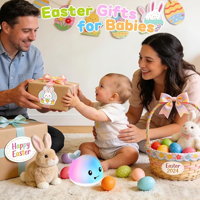 Baby Bath Toys for Kids Ages 1-3 & Babies 6-12 Months, Light Up Whale Sprinkler Summer Water Pool Toys for Infant Toddlers 1 2 3 Year Old Boys Girls Birthday Gifts Newborn Essentials