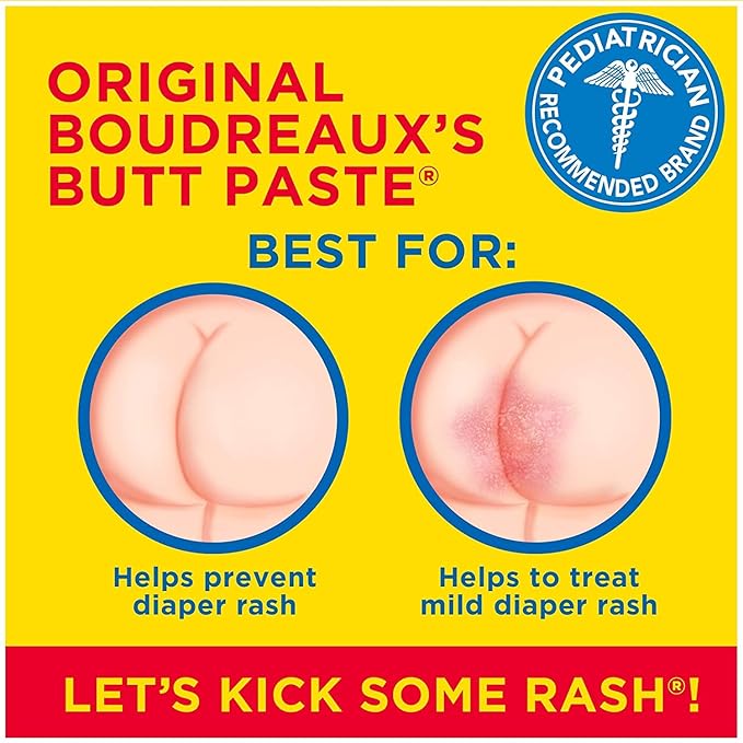 Boudreaux's Butt Paste, Original Diaper Rash Ointment 2.0 oz.(pack of 1)