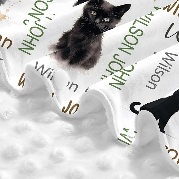 Personalized Baby Car Seat Canopy with Name Custom Minky Cat Car Seat Covers Nursing Cover for Breastfeeding Multi-Use Cover Infant Carrier Carseat Winter Cover for Newborn Girls Boys