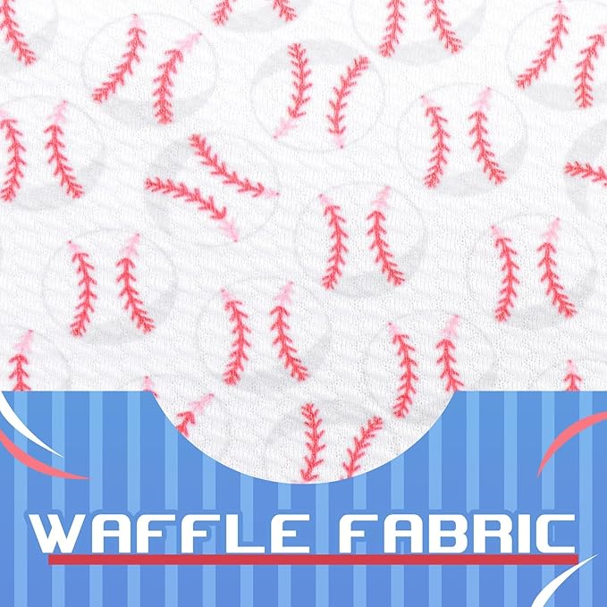YanJie 7" Large Baseball Tied Bow Headbands for Baby Girls Sports Bow Big Bows Infant Wide Hairbands Blue Game Day Hair Accessories for Baseball Outfit