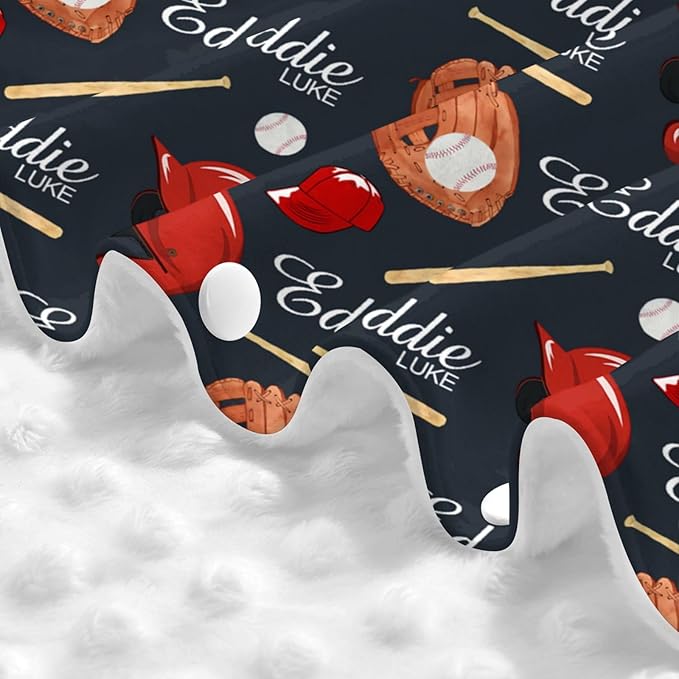 Personalized Baby Car Seat Canopy for Babies, Custom Name Baby Car Seats Covers for Boys, Opening Minky Nursing Breastfeeding Cover for Infant, Carseat Canopies for Newborn (Baseball Theme)