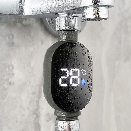 Shower Temperature Meter LED Digital Display Temperature Gauge Household Water Thermometers Waterproof Bath Thermostat