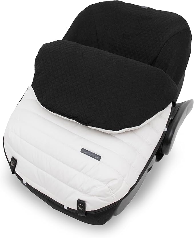 Little Unicorn Infant Car Seat Footmuff – Weather-Resistant Baby Bunting Bag with Magnetic Closure, Non-Slip Backing & Open Harness Design – Universal Fit Winter Cover for Baby Car Seat & Stroller