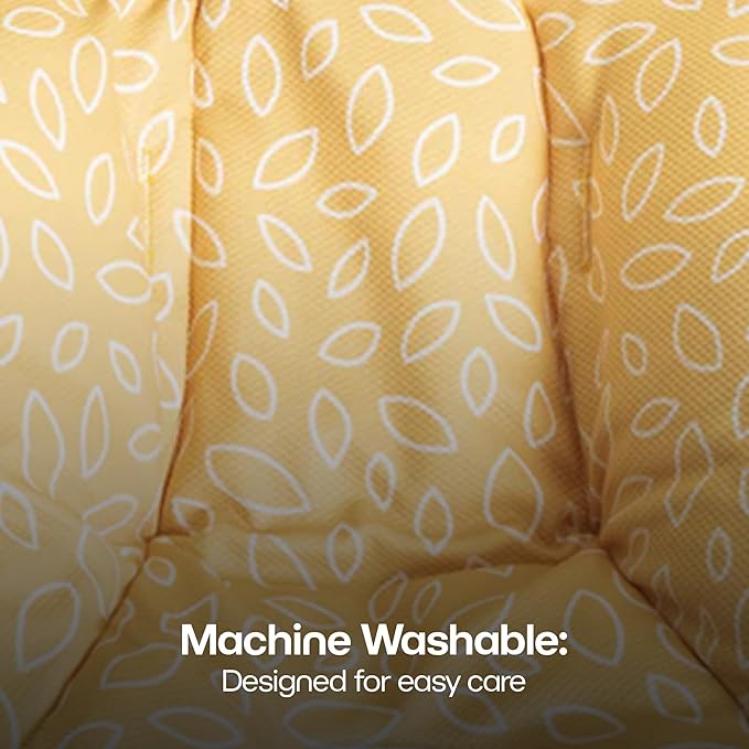 4moms RockaRoo and MamaRoo Infant Insert, Machine Washable, Cool Mesh Fabric, Reversible Design, Yellow