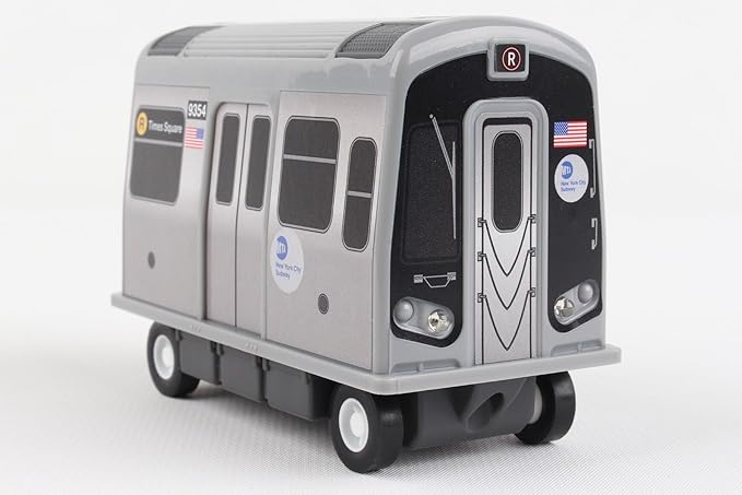 Daron MTA Subway Pullback Toy w/ Light & Sound TT3501 Grey