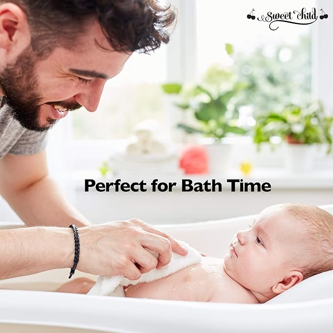 Sweet Child 8-Pack Baby Washcloths -Super Soft Rayon,Wash Cloths for Newborn,Infants and Kids, Bath Baby Towels, for Body and Face (Sunshine/White)