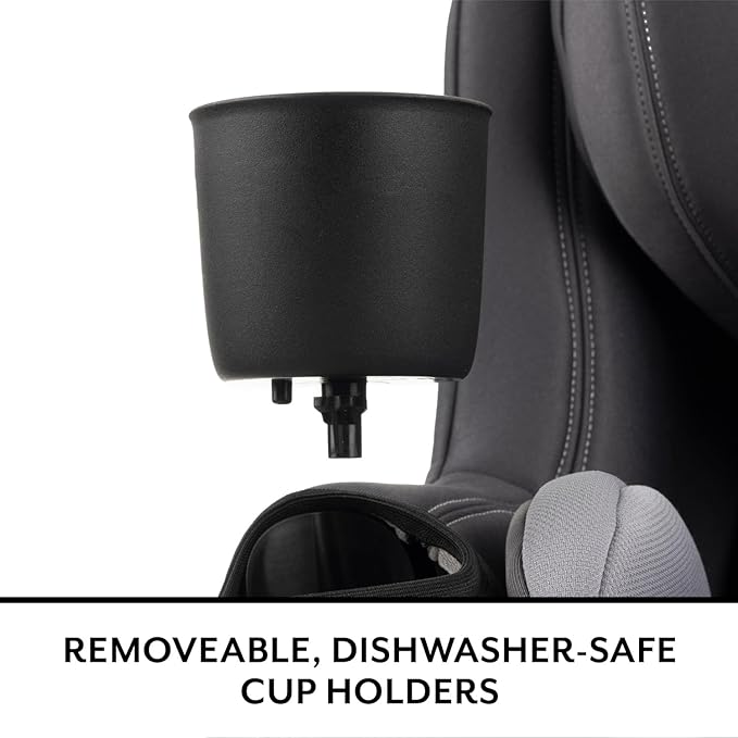 Evenflo REO by Revolve360 Rotating Convertible Car Seat with Quick Clean Cover, Infant to Toddler, Forward and Rear Facing, Compact Design, One-time Install (Chelsea)