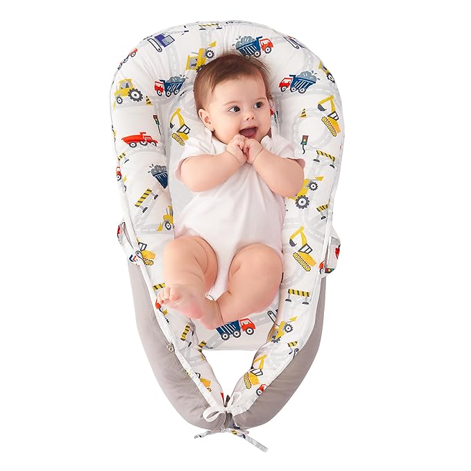 Viviland Baby Lounger Snuggle Me Lounger Fits 0-24 Months Newborn Infant Babies, Truck