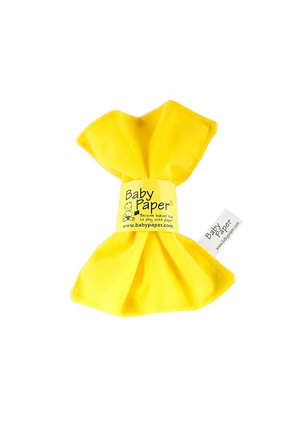 Baby Paper Crinkly Baby Toy (Yellow)
