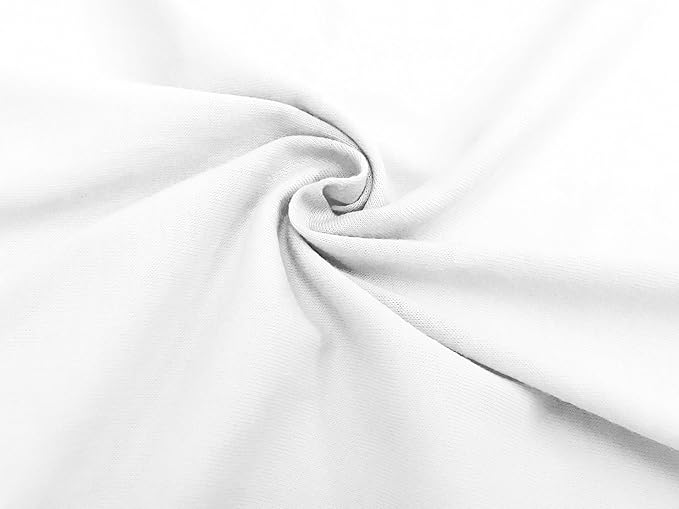 American Baby Company 100% Natural Cotton Fitted Pack and Play Sheet 39" x 27" - Soft & Breathable Pack N Play Sheet for Playpen, Playard & Mini Crib Mattress, Snow White, for Boys & Girls