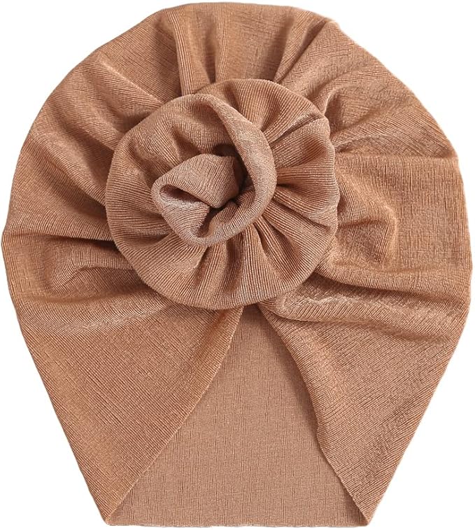 Newborn Babies Headwrap Hat Infant Toddler Cotton Soft Cute Nursery Beanie Headbands Top Bowknot Cap
