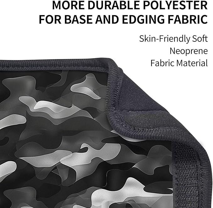 2 Pack Seat Belt Cover Black Camo Army Seat Belt Pads for Car Seatbelt Protector Seat Belt Cushion Soft Comfort Safe Belt Shoulder Strap Covers Black Gray Harness Pads