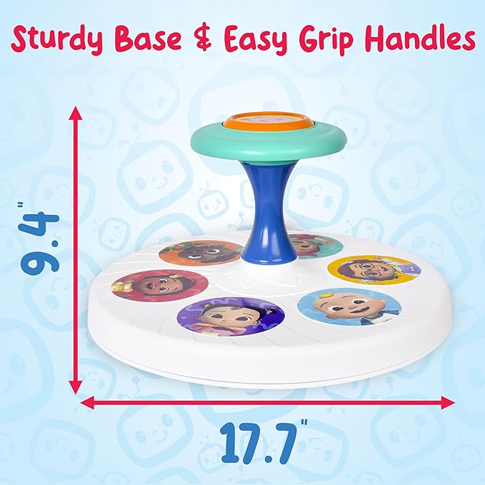 Cocomelon Twist-N-Twirl Spinning Activity Toy