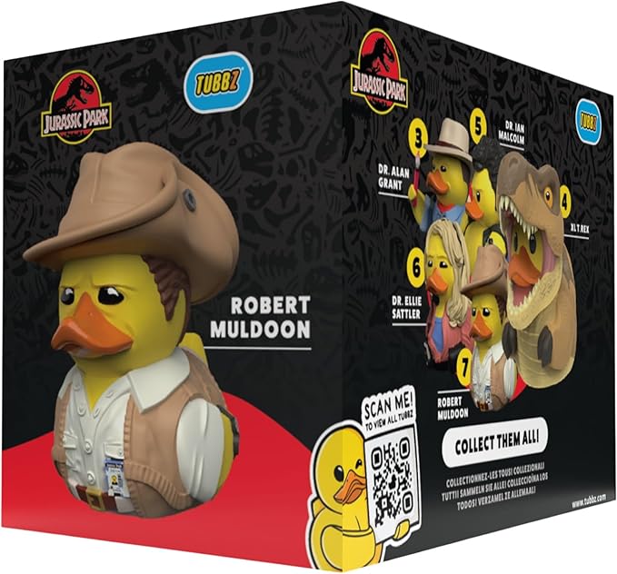TUBBZ Boxed Edition: Jurassic World - Robert Muldoon Cosplaying Rubber Duck Vinyl Figure