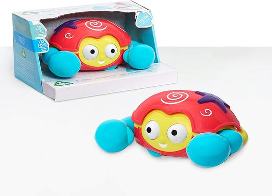 Early Learning Centre Push ‘n’ Go Crab, Physical Development, Stimulates Senses, Kids Toys for Ages 06 Month, Amazon Exclusive