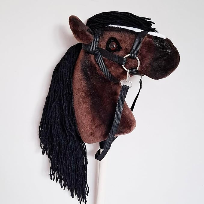 Hobby Horse for Kids A4 Chestnut Hobby Horse on Stick