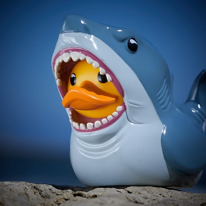 TUBBZ Boxed Edition Bruce The Shark Collectible Vinyl Rubber Duck Figure - Official Jaws Merchandise - TV, Movies & Video Games