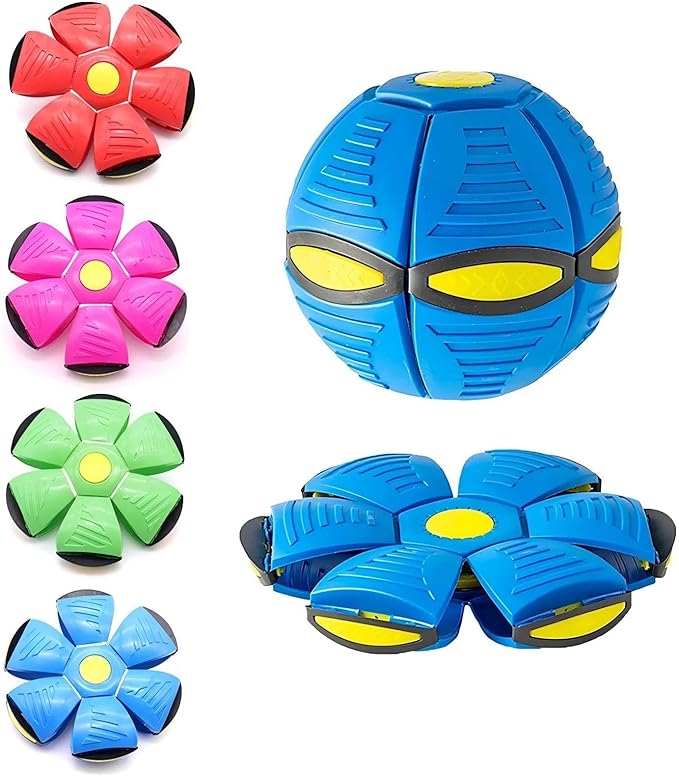 Magic Ball Pop Up Bouncy Ball Toy, Light Up Flashing Bouncing Balls for Kids, Fun Sensory Light Toy for Parent-Child & Pet-Friendly Play, Indoor Outdoor Play, Party Favor Gift