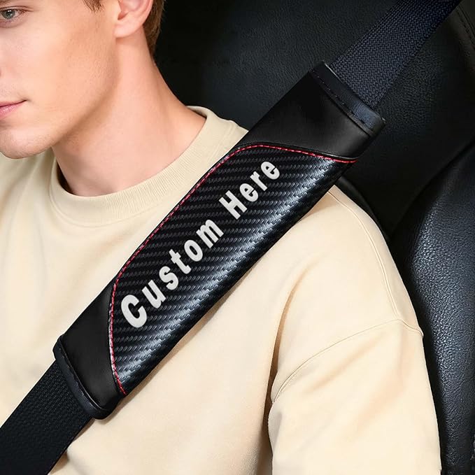 Customizable Seat Belt Cover Pad for Adults and Kids, Cute and Comfortable Car Seat Belt Cushions