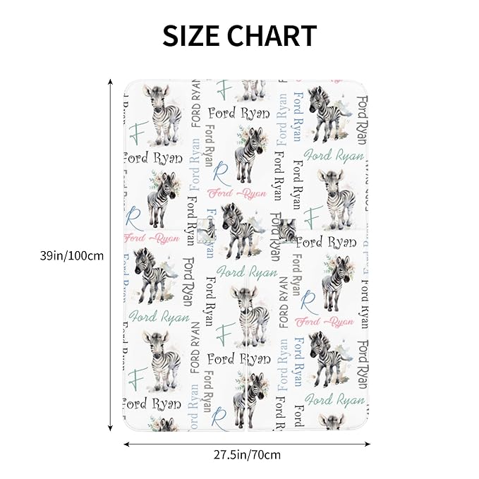 Personalized Baby Car Seat Cover Winter Custom Minky Carseat Cover Boy Girls with Name Zebra Carseat Canopy Customized Car Seat Canopy Infant Carrier Covers Nursing Cover Toddler Blanket