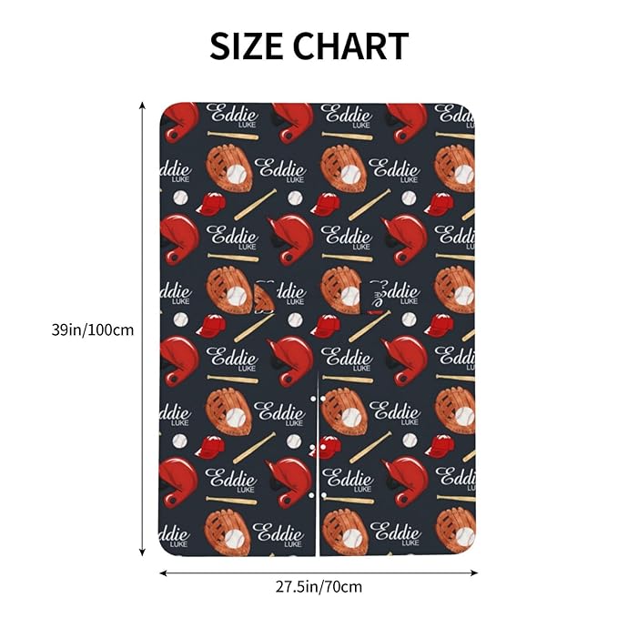 Personalized Baby Car Seat Canopy for Babies, Custom Name Baby Car Seats Covers for Boys, Opening Minky Nursing Breastfeeding Cover for Infant, Carseat Canopies for Newborn (Baseball Theme)