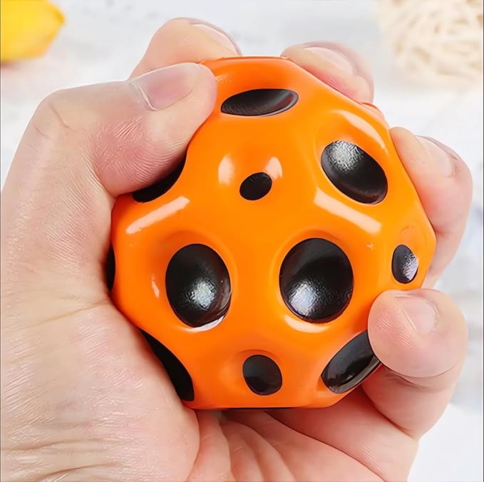Tendry Extreme High Bouncing Ball Moon Shape for Kids of All Ages, Improve Hand-Eye Coordination, Easy to Grip and Catch by Athletes as a Sport Training Balls