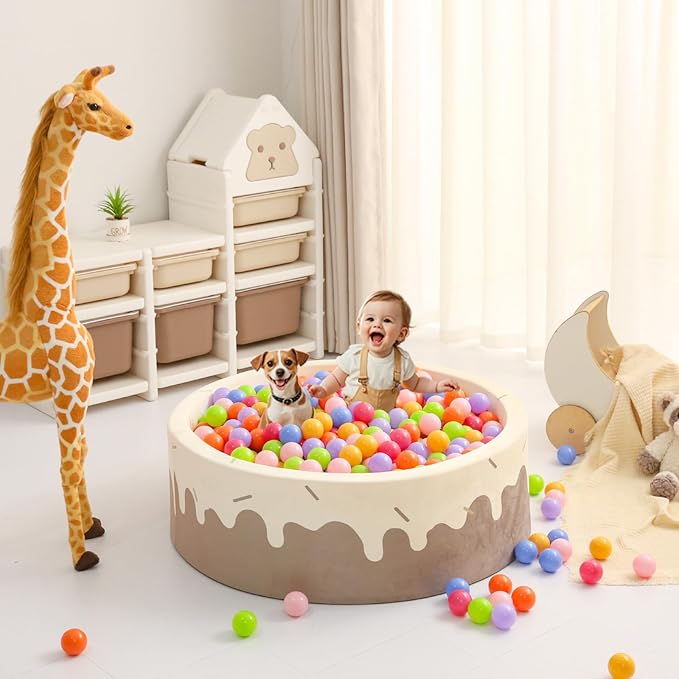 GOGOSO Ball Pit Balls for Toddlers Dogs Baby Boys Girls 2.2Inch Plasticball Toys for Kid Play Tent Birthday Slides Party Decor 50 100 170 200 500 1000