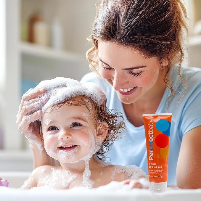 Comforting Baby Wash and Shampoo, Fragrance-free, with Honey, Lavender Essential Oil, Aloe Extract, Oat Extract and Honey. Tear-Free, Body Wash, Paraben-free, Sulfate-free, Dye-free, 8 oz