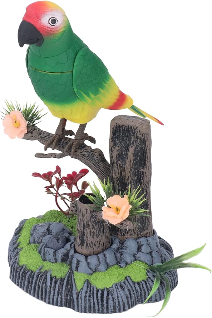Electric Voice Control Chirping Singing Toy Fluttering Simulation for Children Adults (506H)