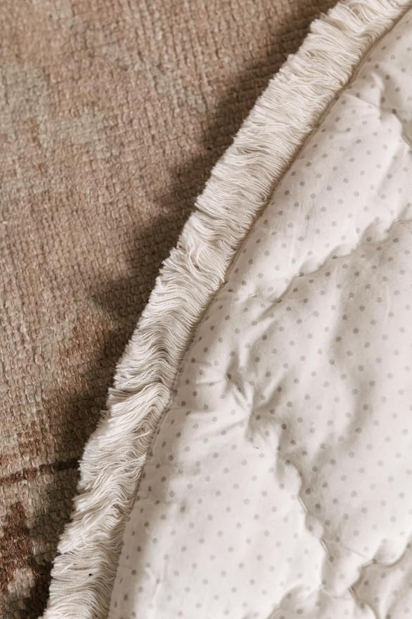 Pehr Baby Play Mat, Forest Fable | Ultra-Soft Quilted 100% Cotton Exterior with Plush Polyester Fiberfill | 40" Diameter