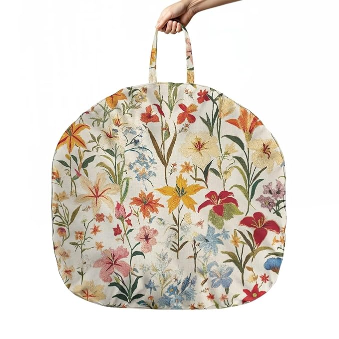Vintage Floral Newborn Lounger Pillow Cover Removable Soft Comfortable Slipcover for Infant Lounger Pillow Cover Breathable and Washable