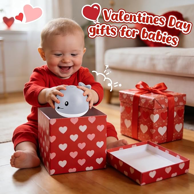 Gigilli Baby Bath Toys, Bath Toys for Kids Ages 1-3, 1 2 3 Year Boy Girl, Easter Basket Stuffers Baby 6-12-18 Months, Light Up Whale Bath Toy Sprinkler Toddler Birthday Bathtub Fountain Pool Water Toy